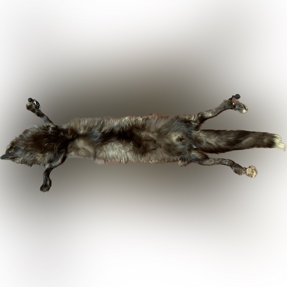 Genuine SILVER FOX FUR STOLE. - Picture 5 of 9